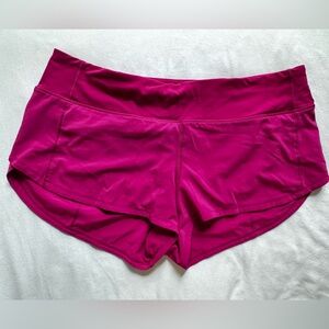 Lululemon Speed Up Short LR 2.5” Fuchsia Pink